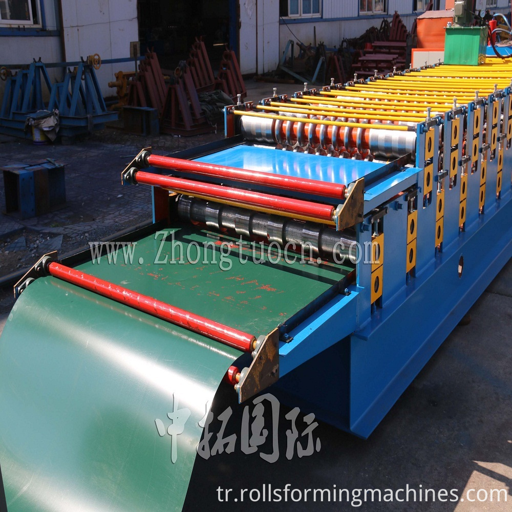 Çift Katmanlı Rulo Şekillendirme Makinesi (8) Double Layer Roll Forming machine (8)